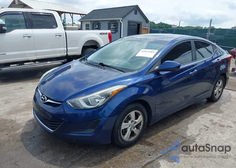 2015 Hyundai Elantra Se из США, поврежденный, VIN 5NPDH4AE5FH549376